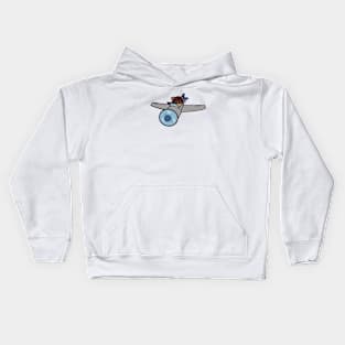 Bearoplane pilot Kids Hoodie